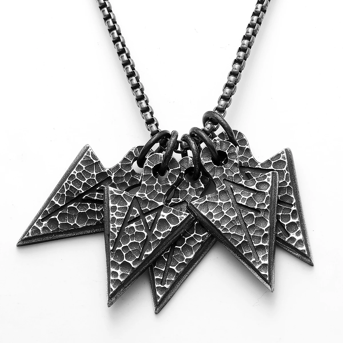 Sculpt Rings™ Viking Rune Arrowhead Pendant – 316L Stainless Steel Norse Necklace