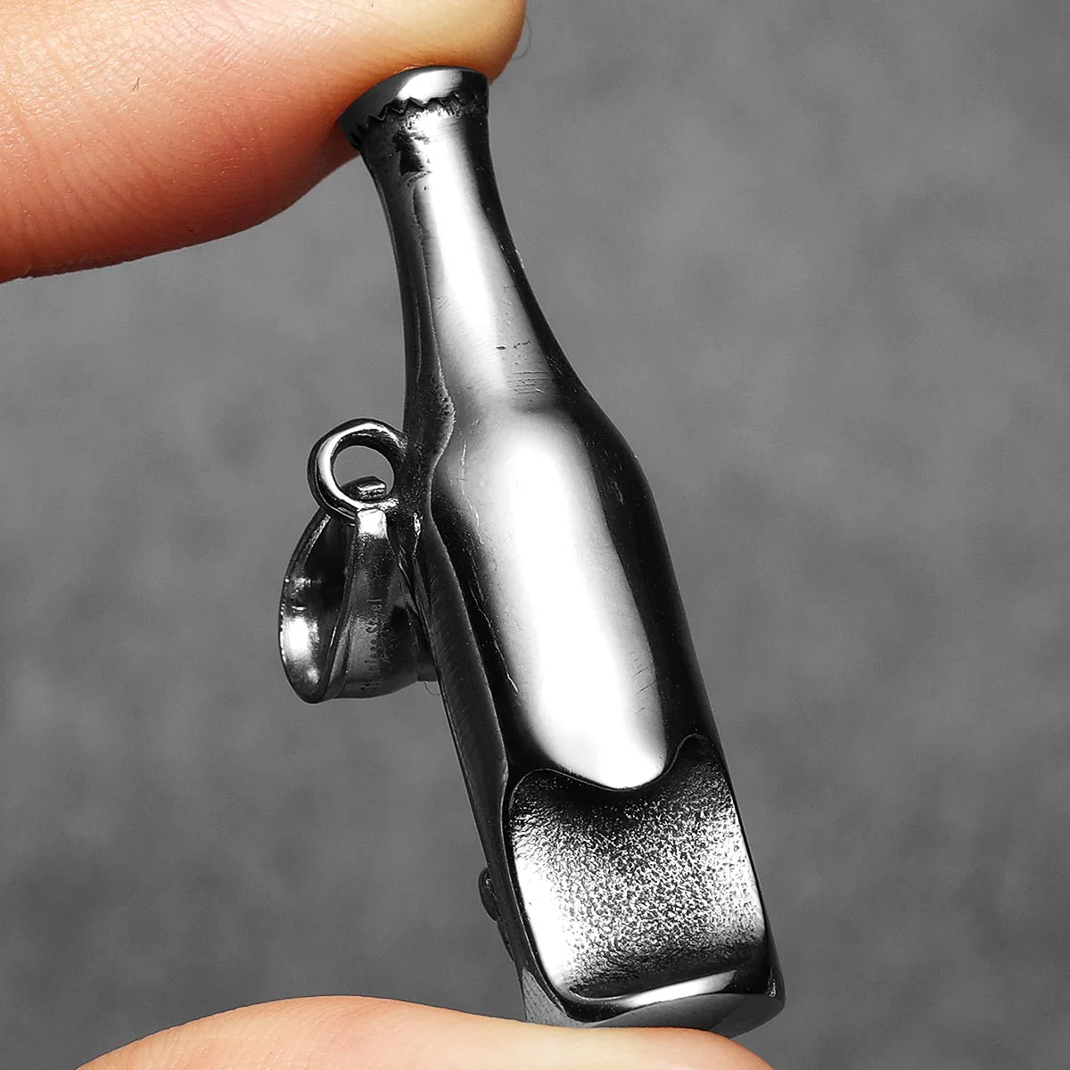 Sculpt Rings™ Buddha Beer Bottle Opener Pendant Necklace – 316L Stainless Steel Punk Jewelry