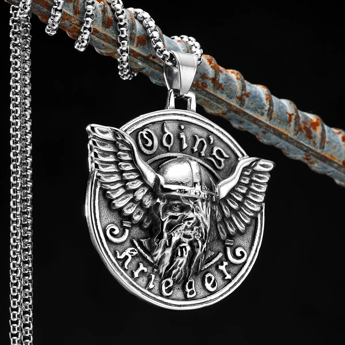 Sculpt Rings™ Odin’s Warrior Wings Pendant Necklace 75g