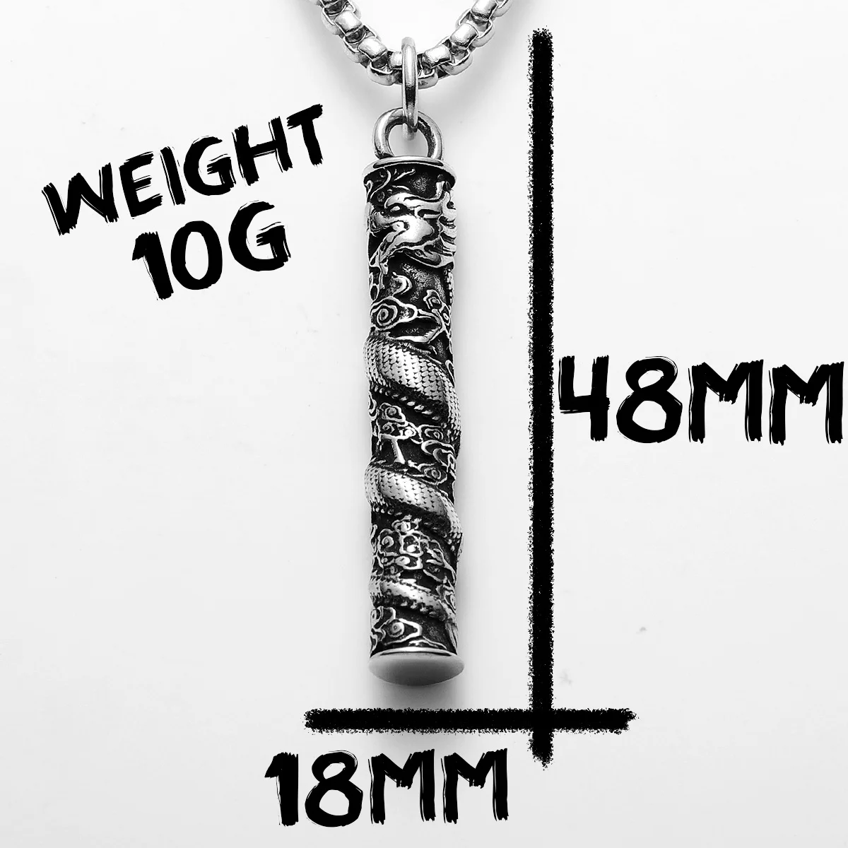 Sculpt Rings™ Dragon Pattern Stainless Steel Optimus Pendant
