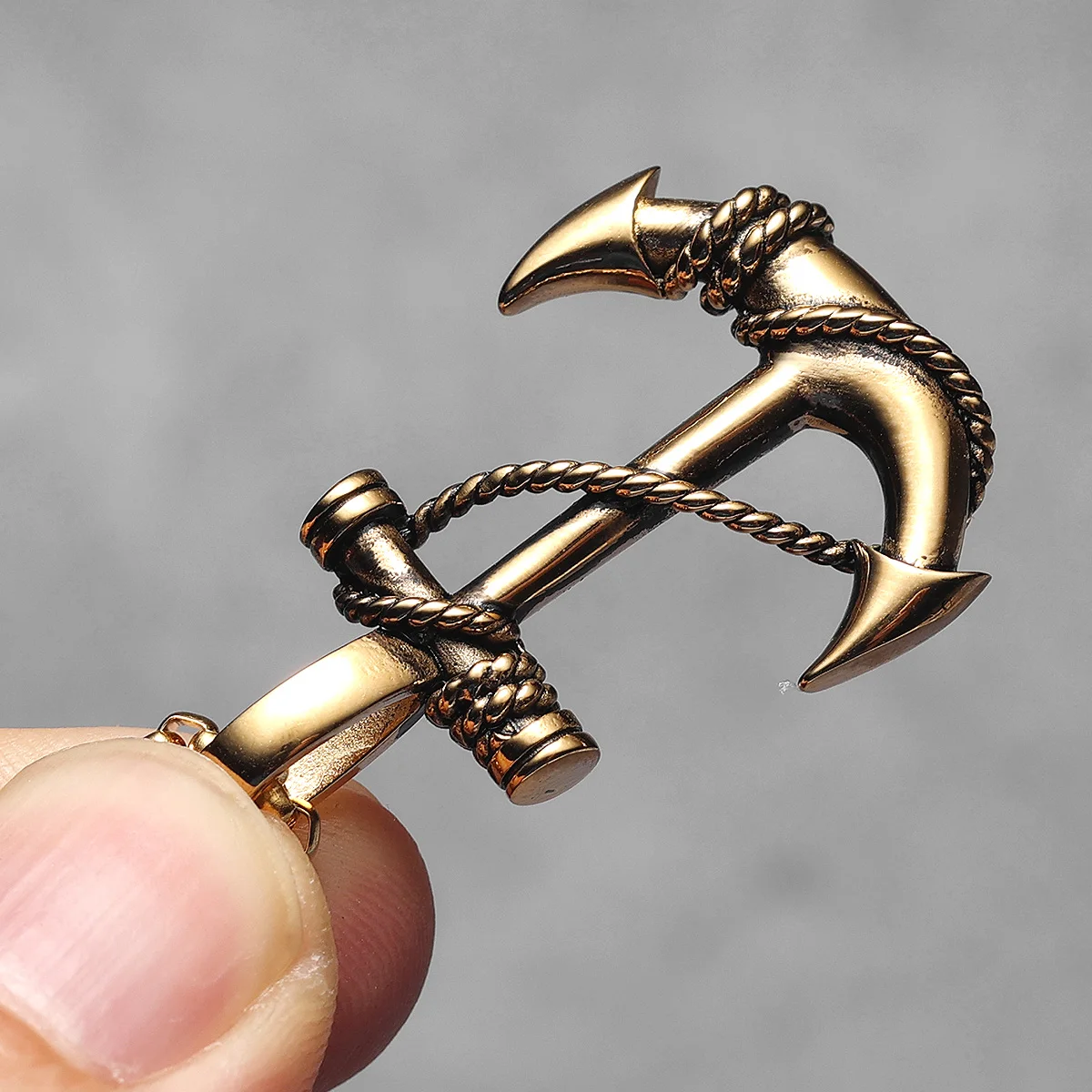 Sculpt Rings™ Anchor Amulet Pendant Necklace Stainless Steel Jewelry