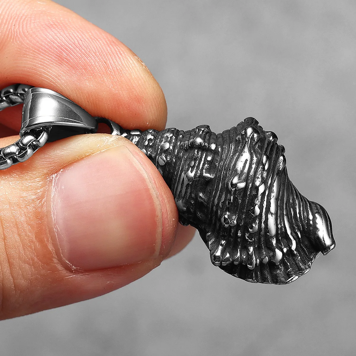 Sculpt Rings™ Conch Shell Pendant Necklace Stainless Steel Jewelry
